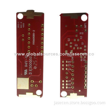Multilayer PCB with immersion gold up to 30U and red solder mask